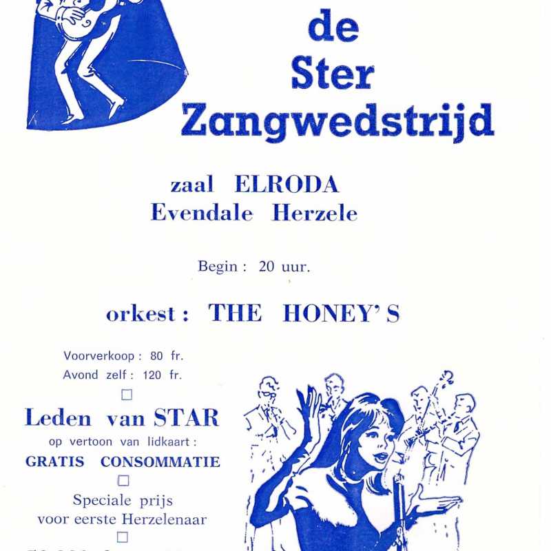 Affiche Ontdek De Ster Zangwedstrijd 1986