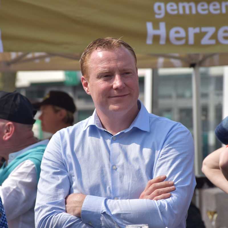 Kristof Callebaut - Fractievoorzitter open Vld in de gemeenteraad van Herzele ©Damien De Leeuw