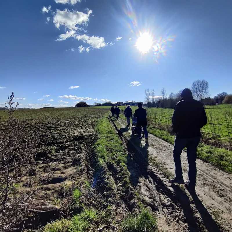 Mooie wandeling in de natuur ©Damien De Leeuw