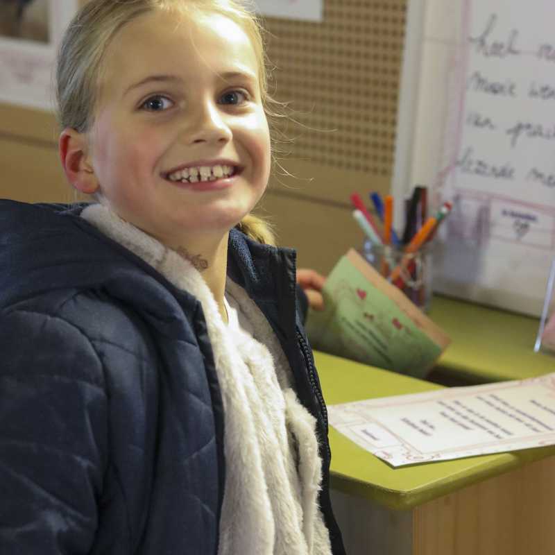 Verjaardagswensen schrijven voor de bib - © Lokaal Bestuur Herzele